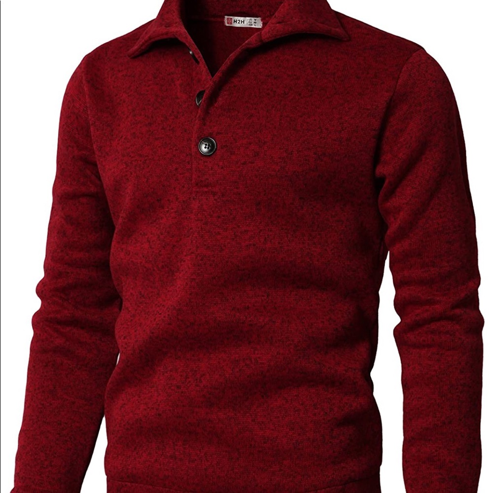 Mens Casual Slim Fit Pullover